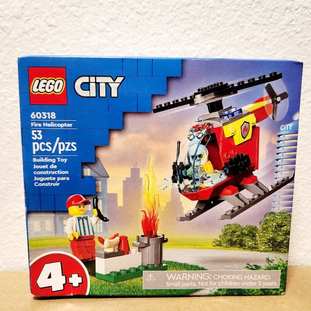 NEW LEGO Fire Helicopter 603318 Firefighter BBQ Hotdog Grilling $15 Brand new in